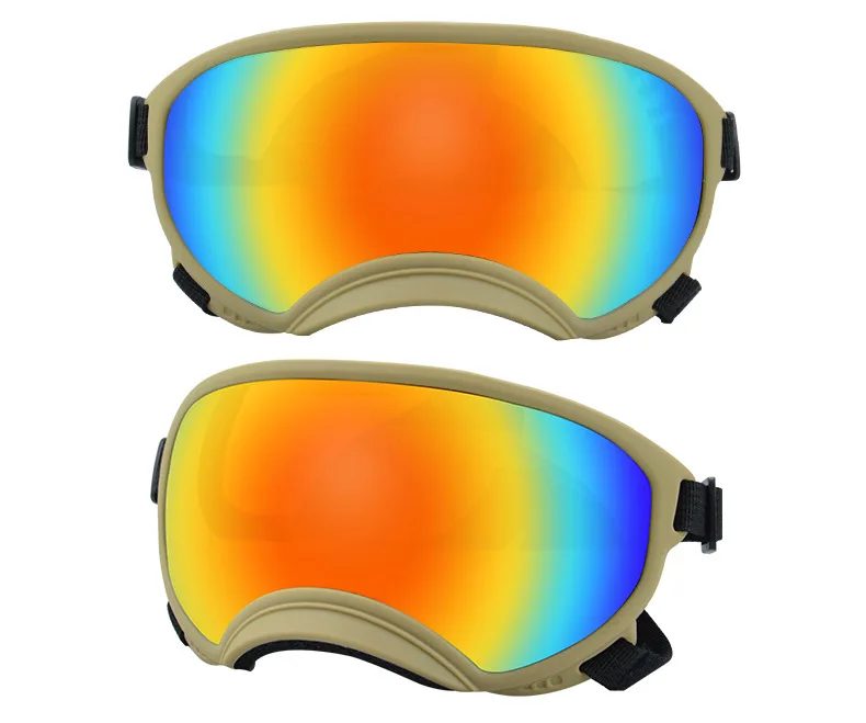 Hundebrille mit UV-Schutz für kleine & große Hunde – winddicht, verstellbar & Anti-Fog