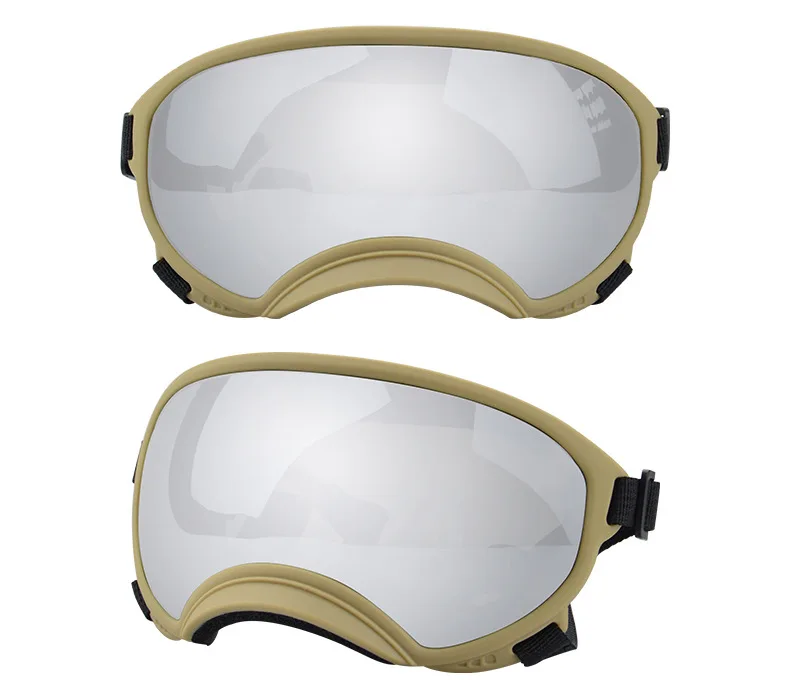 Hundebrille mit UV-Schutz für kleine & große Hunde – winddicht, verstellbar & Anti-Fog