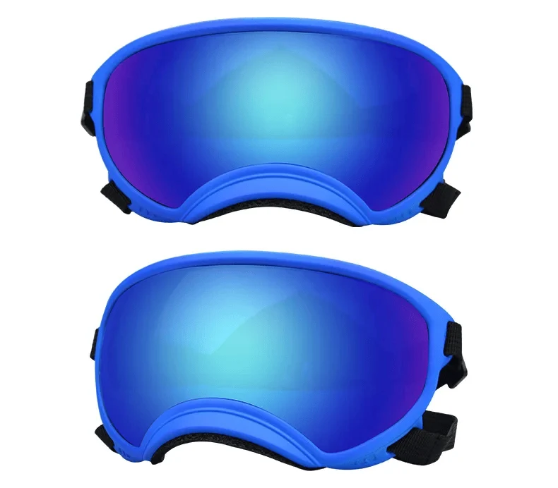 Hundebrille mit UV-Schutz für kleine & große Hunde – winddicht, verstellbar & Anti-Fog