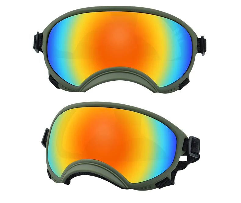 Hundebrille mit UV-Schutz für kleine & große Hunde – winddicht, verstellbar & Anti-Fog