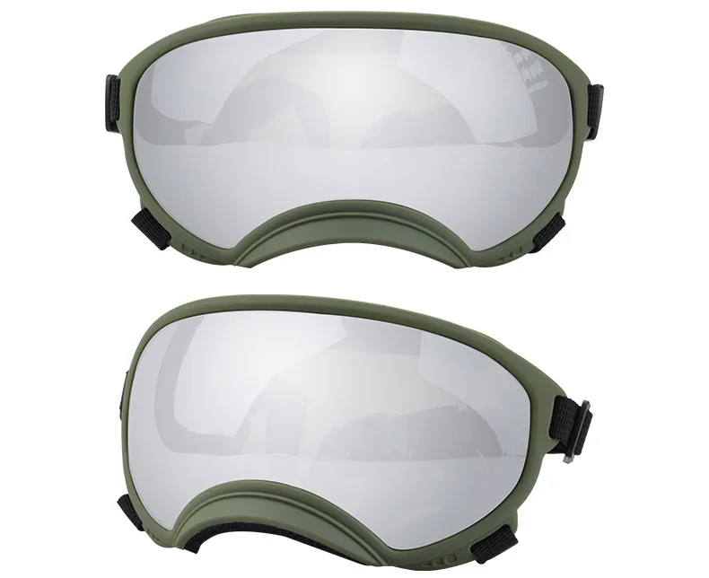 Hundebrille mit UV-Schutz für kleine & große Hunde – winddicht, verstellbar & Anti-Fog