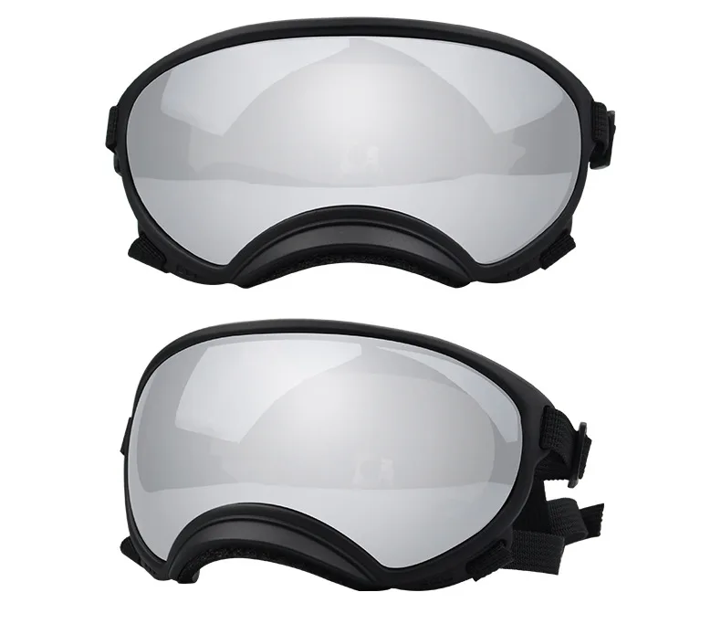 Hundebrille mit UV-Schutz für kleine & große Hunde – winddicht, verstellbar & Anti-Fog
