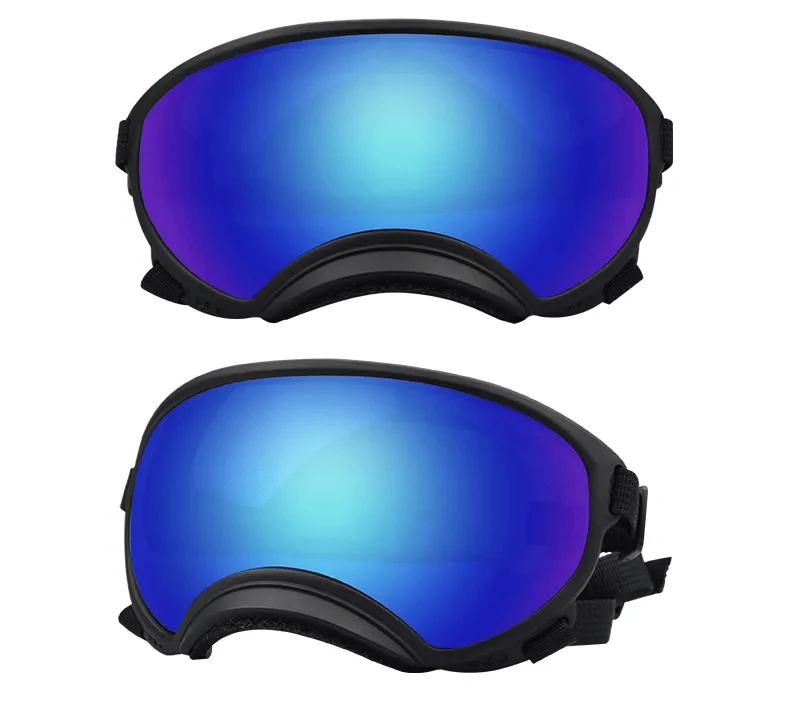 Hundebrille mit UV-Schutz für kleine & große Hunde – winddicht, verstellbar & Anti-Fog