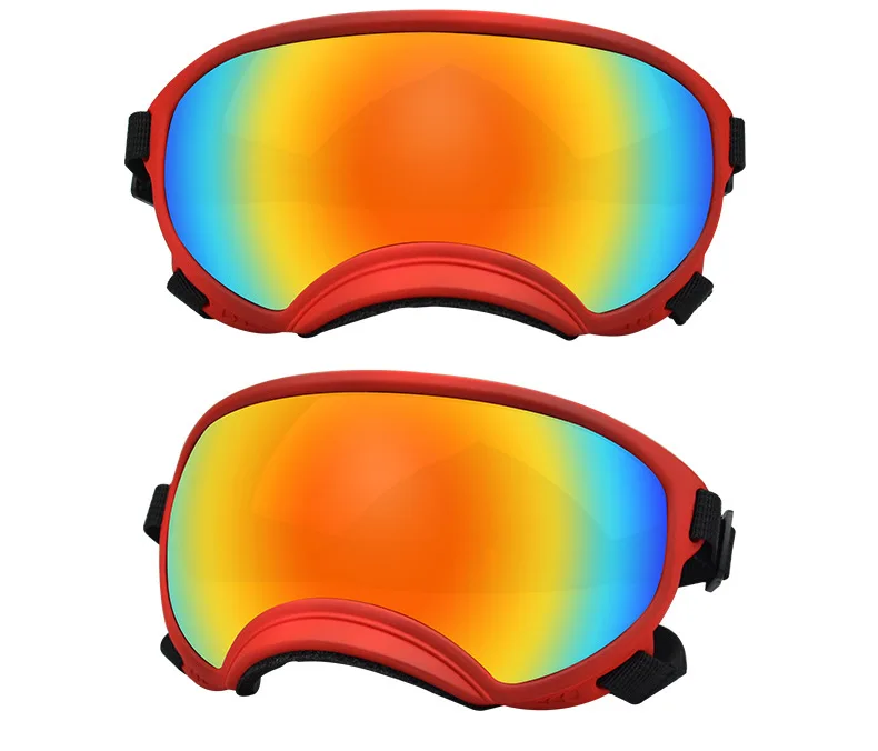Hundebrille mit UV-Schutz für kleine & große Hunde – winddicht, verstellbar & Anti-Fog