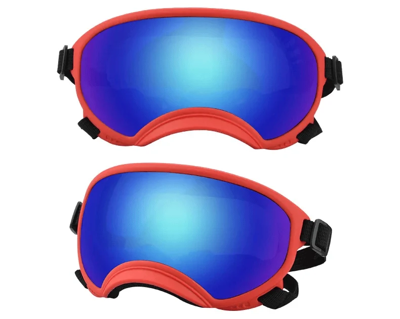 Hundebrille mit UV-Schutz für kleine & große Hunde – winddicht, verstellbar & Anti-Fog