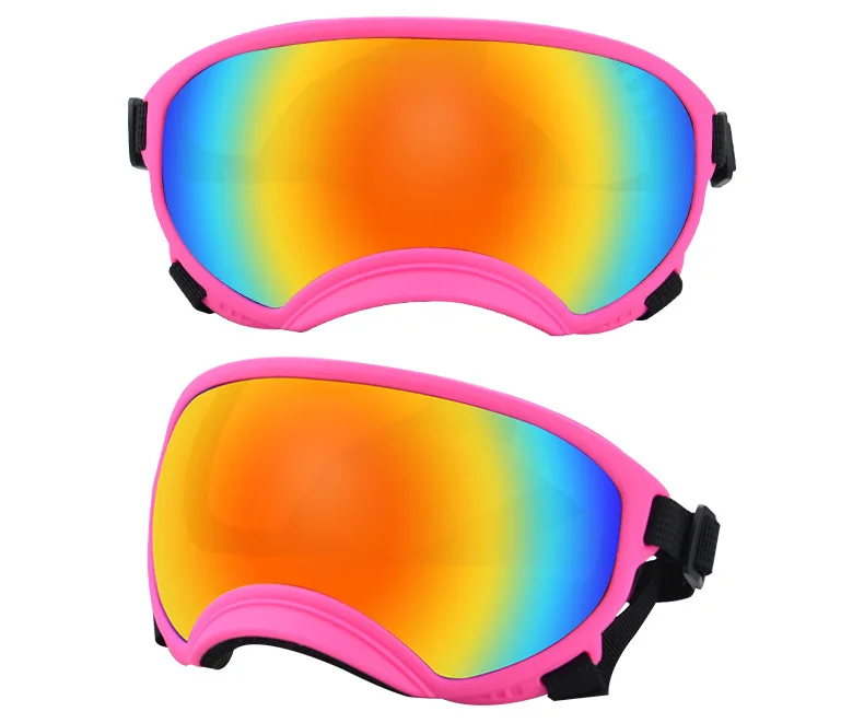 Hundebrille mit UV-Schutz für kleine & große Hunde – winddicht, verstellbar & Anti-Fog