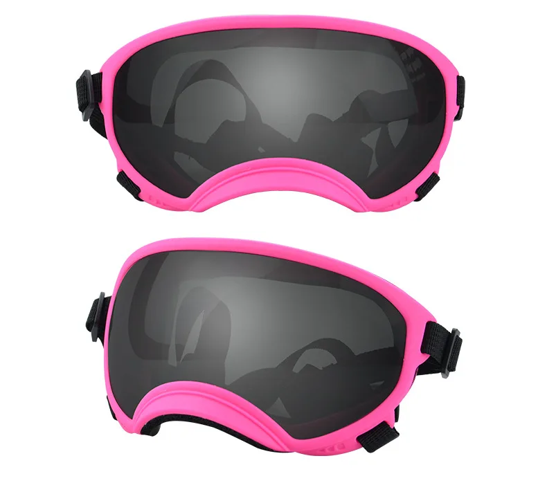 Hundebrille mit UV-Schutz für kleine & große Hunde – winddicht, verstellbar & Anti-Fog