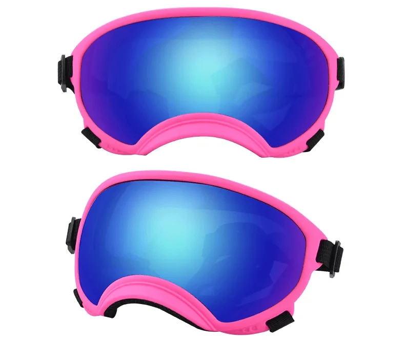 Hundebrille mit UV-Schutz für kleine & große Hunde – winddicht, verstellbar & Anti-Fog