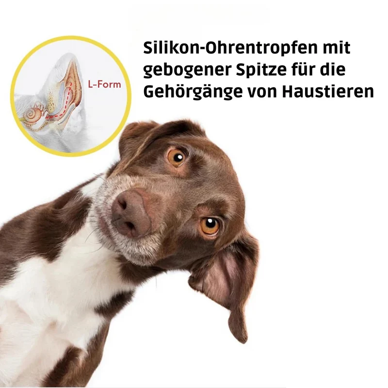 Sanfte Ohrentropfen für Haustiere – Entfernt effektiv Schmutz und Milben