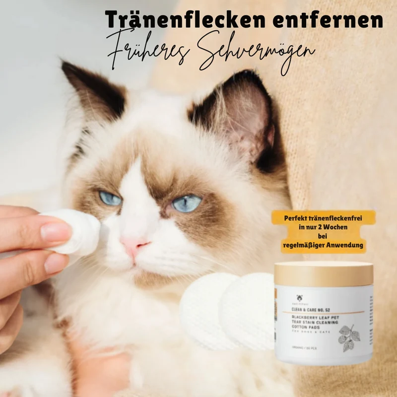Doppelseitige Augen-Reinigungstücher für Haustiere