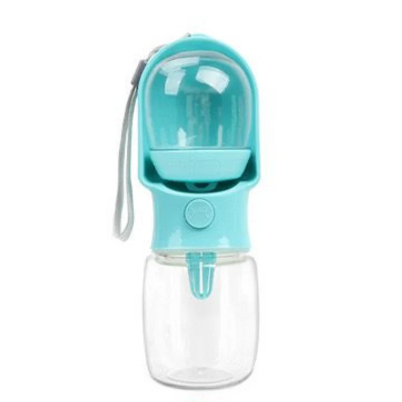 2-in-1 Trinkflasche mit Futterfach für Haustiere