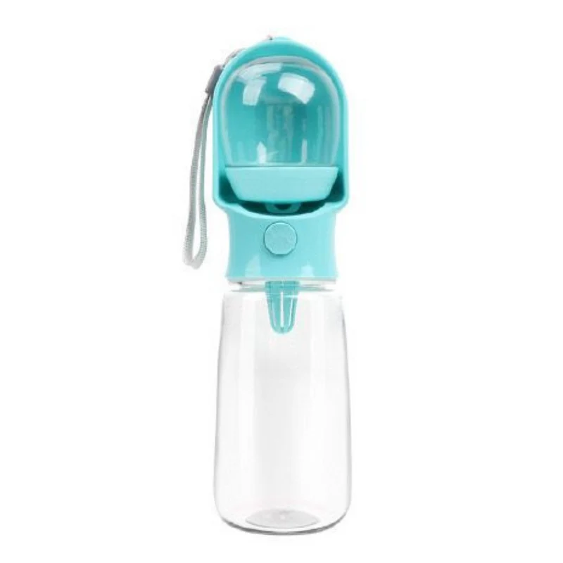 2-in-1 Trinkflasche mit Futterfach für Haustiere