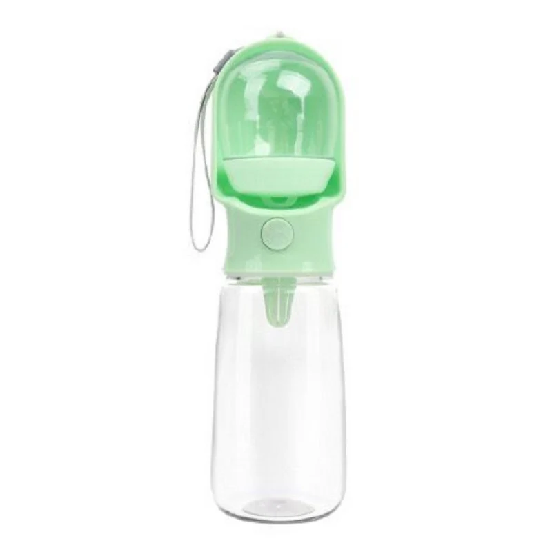2-in-1 Trinkflasche mit Futterfach für Haustiere
