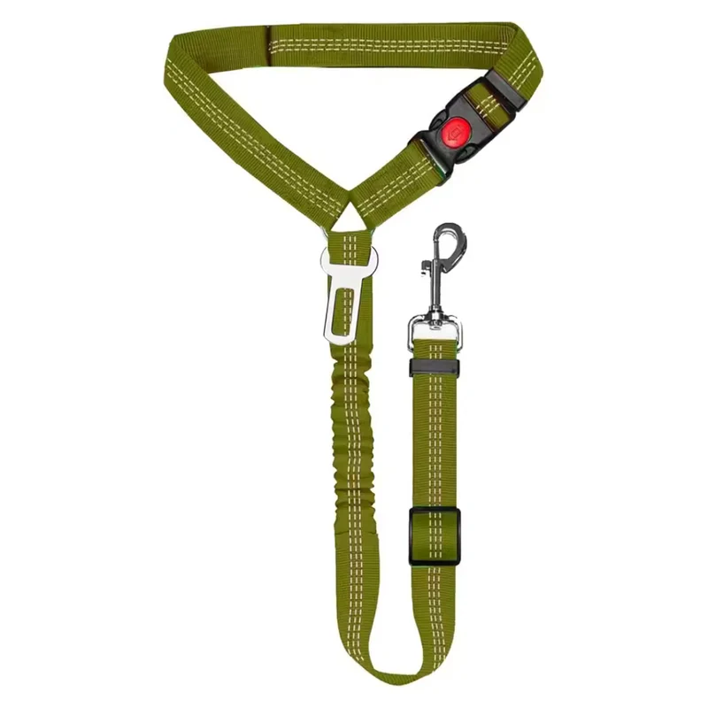 Reflektierendes 2-in-1 Hundegeschirr für Auto & Spaziergang