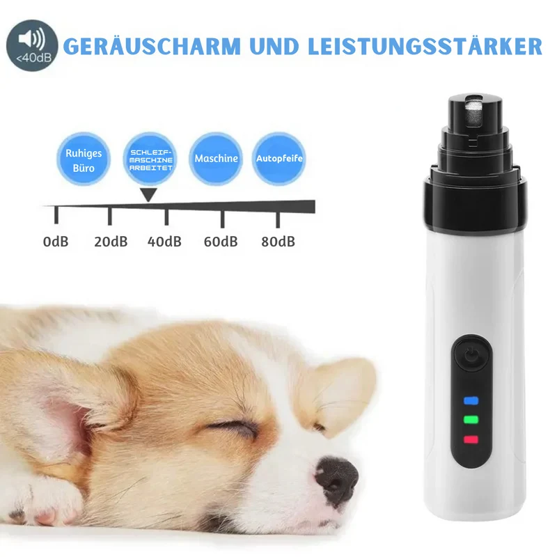 Leiser LED-Krallenschleifer mit USB