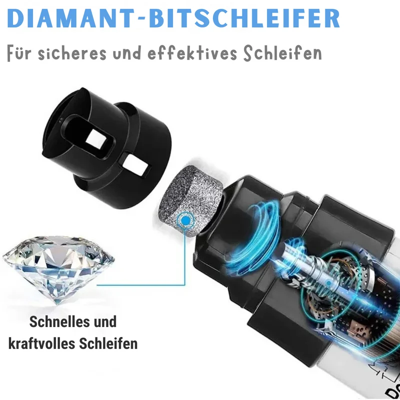 Leiser LED-Krallenschleifer mit USB