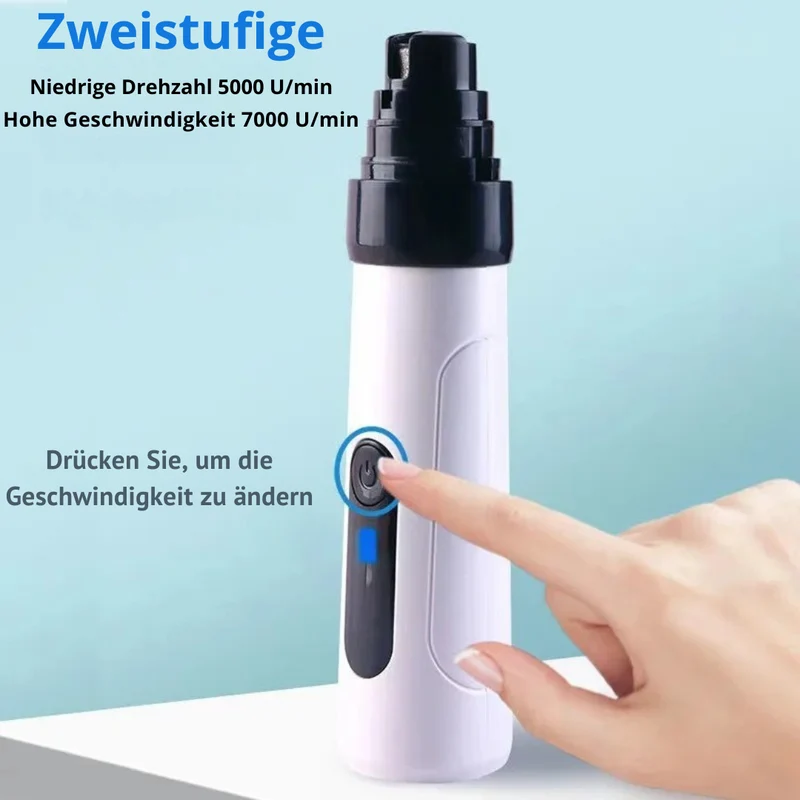 Leiser LED-Krallenschleifer mit USB