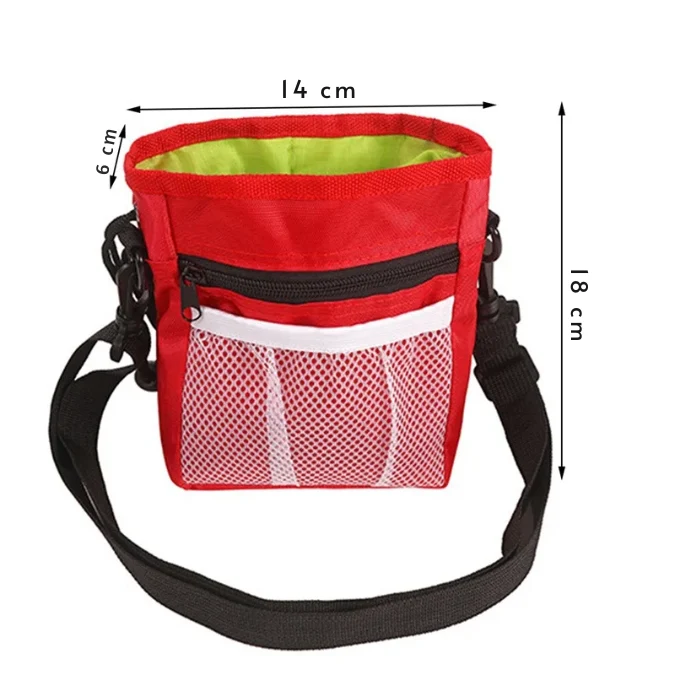Hundetrainingstasche mit Leckerli- & Kotbeutelfach