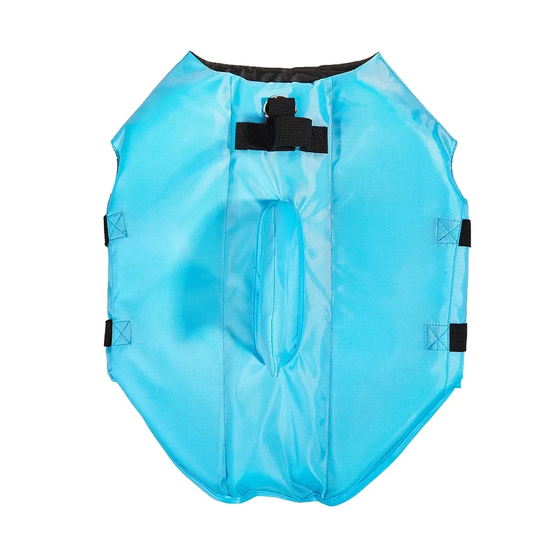 Verstellbare Hundeschwimmweste mit Haiflosse