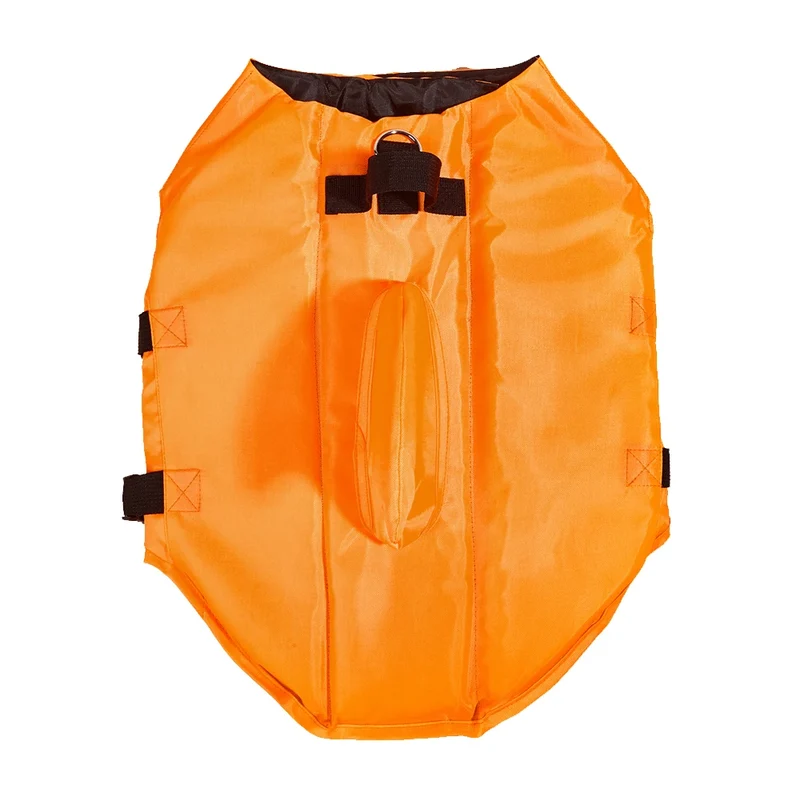 Verstellbare Hundeschwimmweste mit Haiflosse