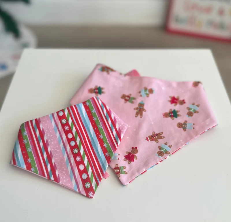 Gingerbread Reversible Bandana
