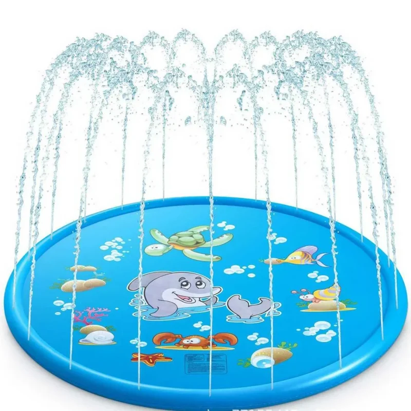 Faltbarer Hundepool mit Wassersprühfunktion