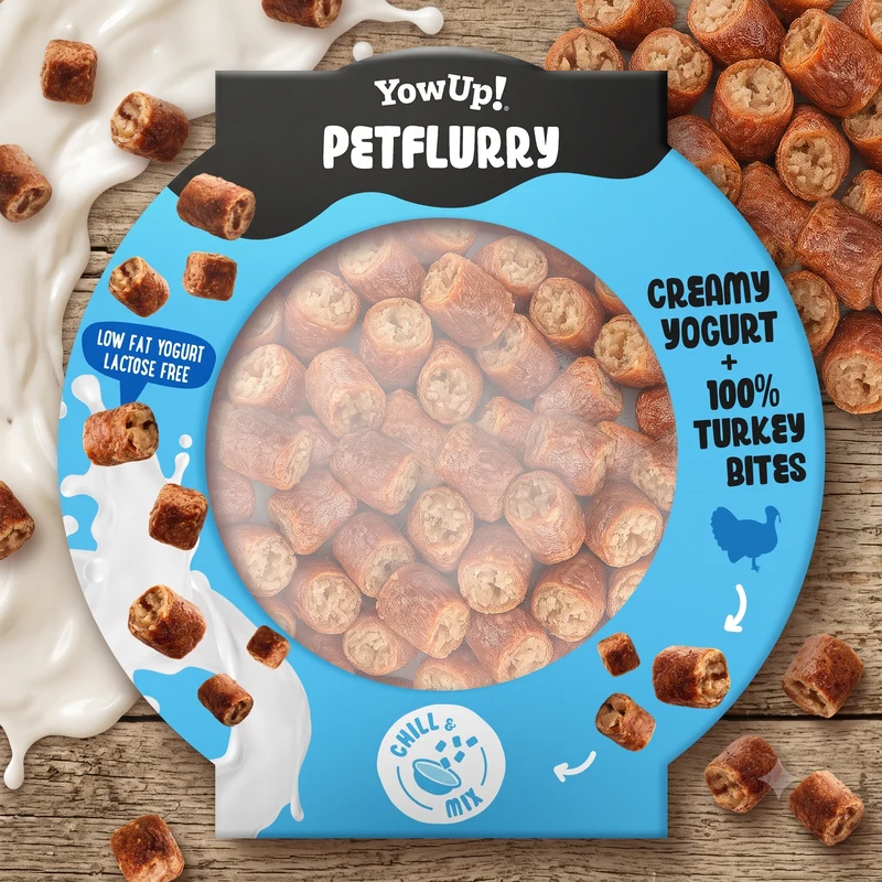 YowUp! PetFlurry Joghurt Snack für Hunde Ente & Pute