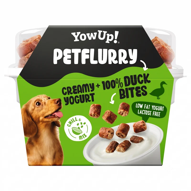 YowUp! PetFlurry Joghurt Snack für Hunde Ente & Pute
