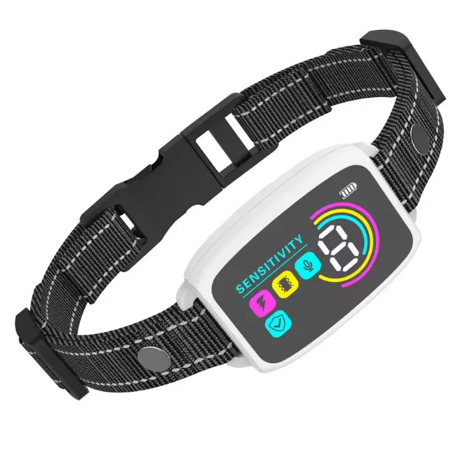 Hundetrainingshalsband mit Display, USB-C & 3 Trainingsmodi