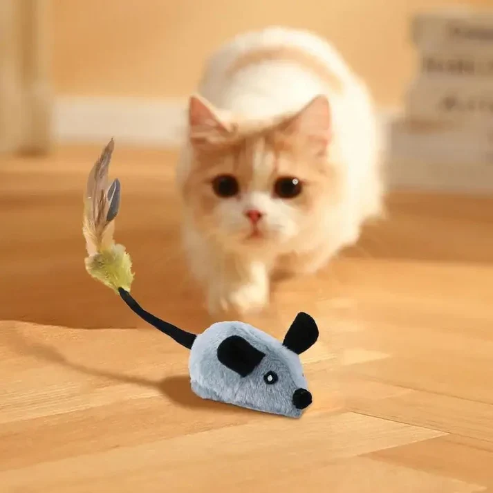 Elektrische Katzenmaus mit LED & Sound