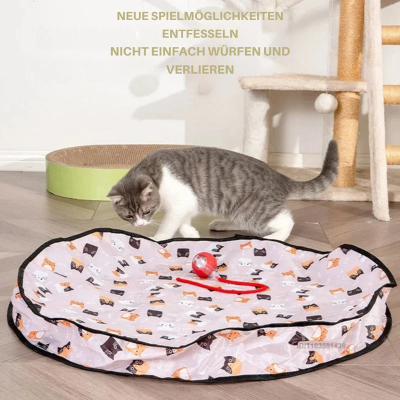 Interaktive Versteckspielmatte für Katzen