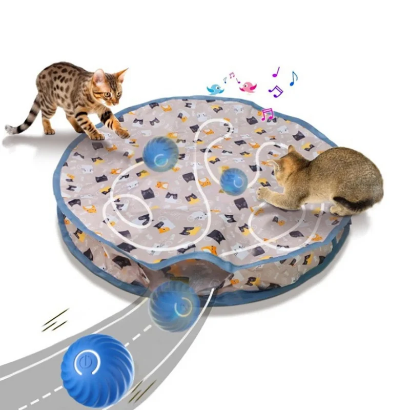 Interaktive Versteckspielmatte für Katzen