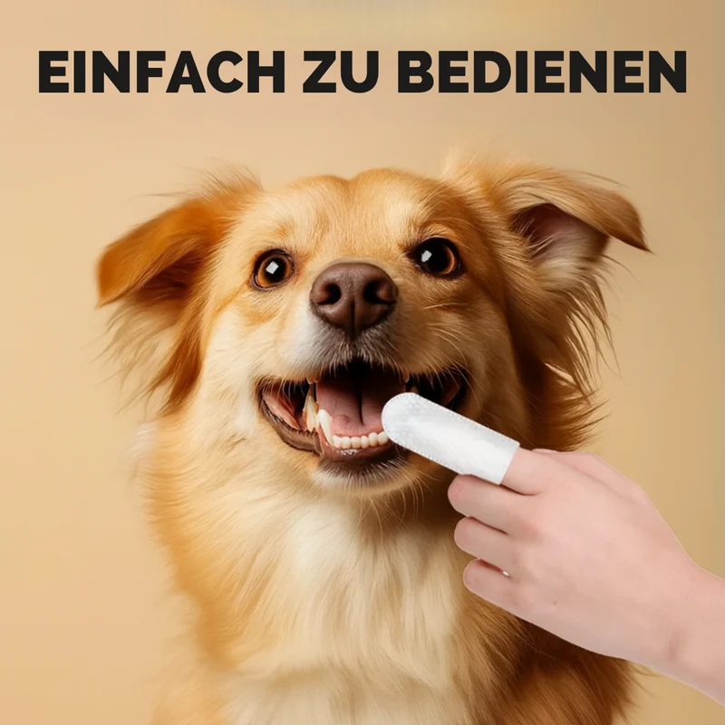 Zahn- & Ohrenpflege-Fingertücher für Haustiere