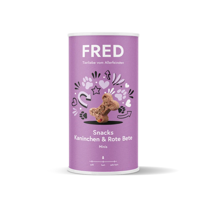FRED Snacks Minis – Kleine Hundesnacks, gebacken & ohne Zusatzstoffe