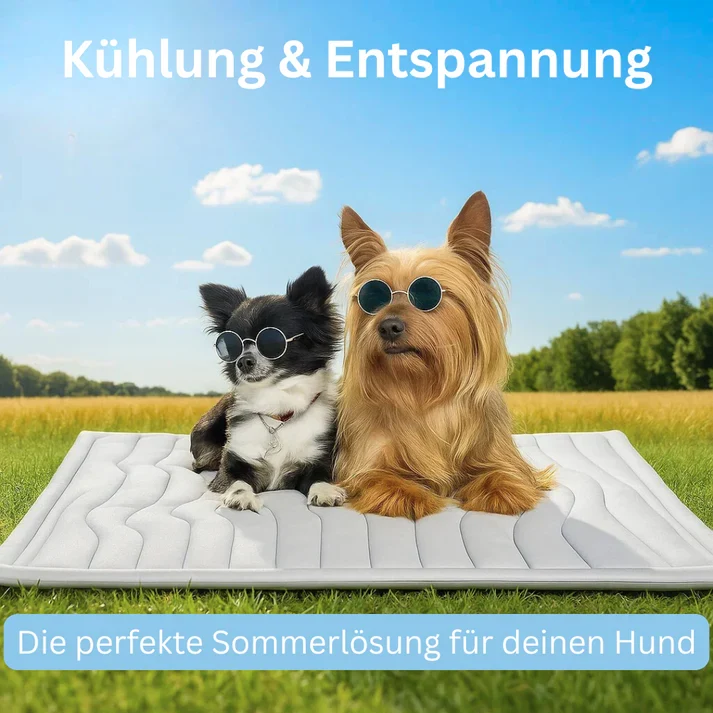 Kühlmatte für Hunde & Katzen mit Doppelfunktion