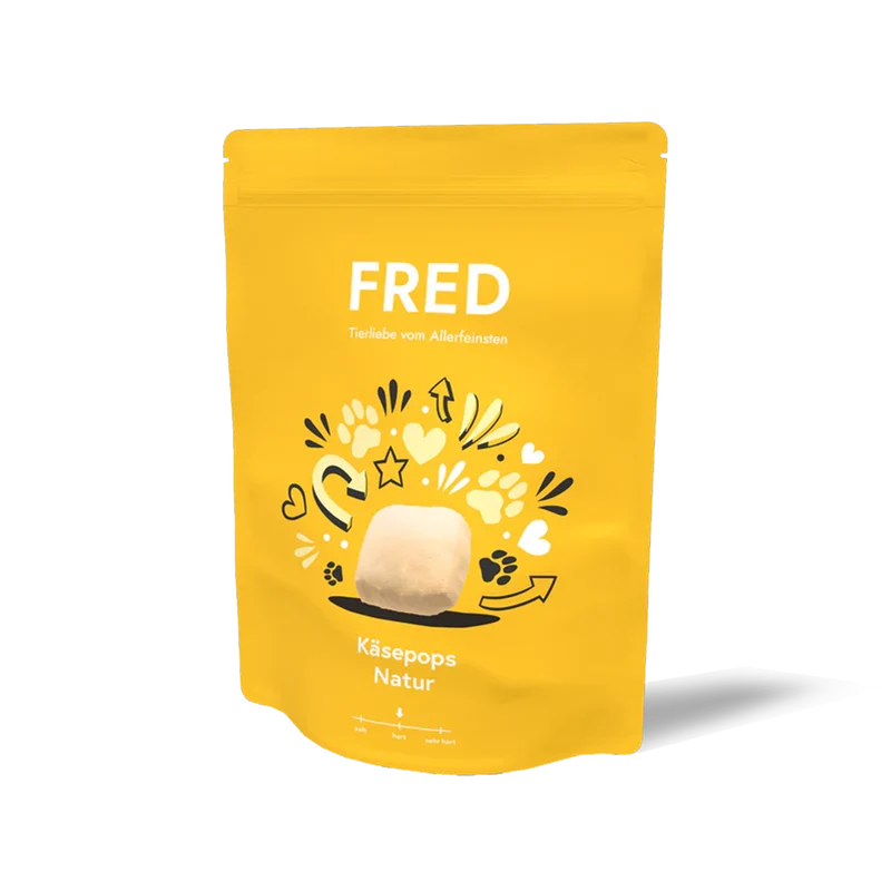 FRED Käsepops – Knuspriger Käse-Hundesnack, 110 g