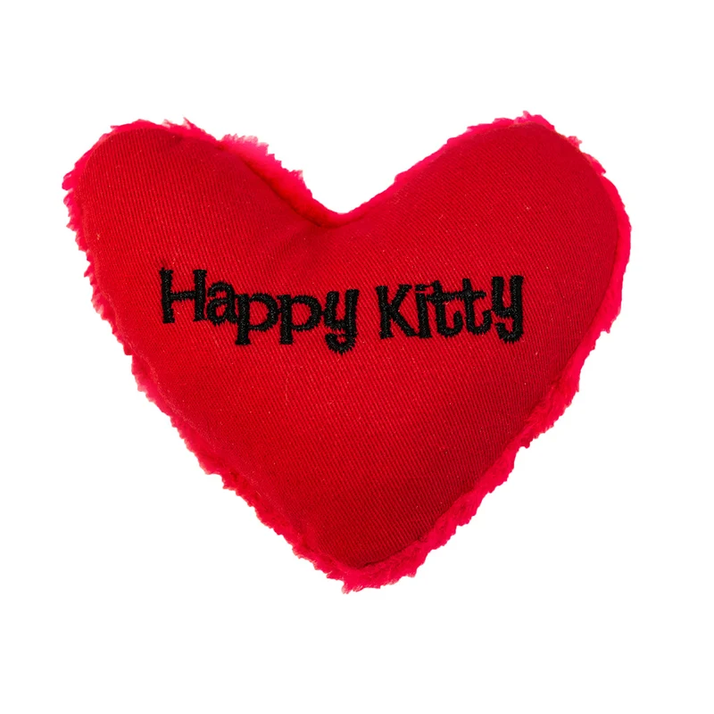 Yeowww! Hearrrt Attack Katzenspielzeug Herz – 100% Bio-Katzenminze für Deine Katze