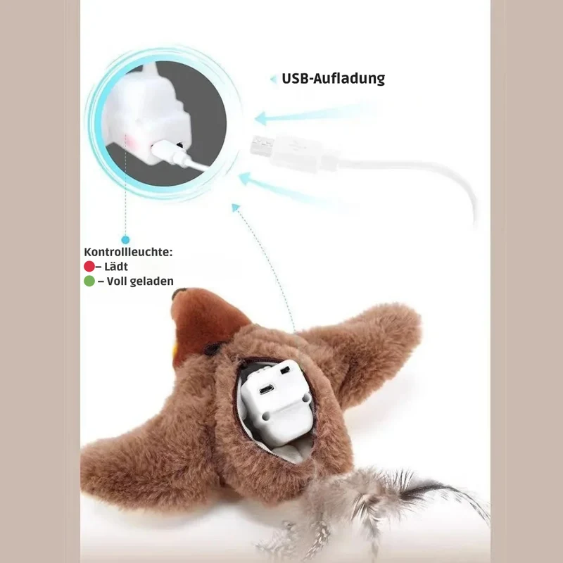 Flattervogel – für neugierige Hunde
