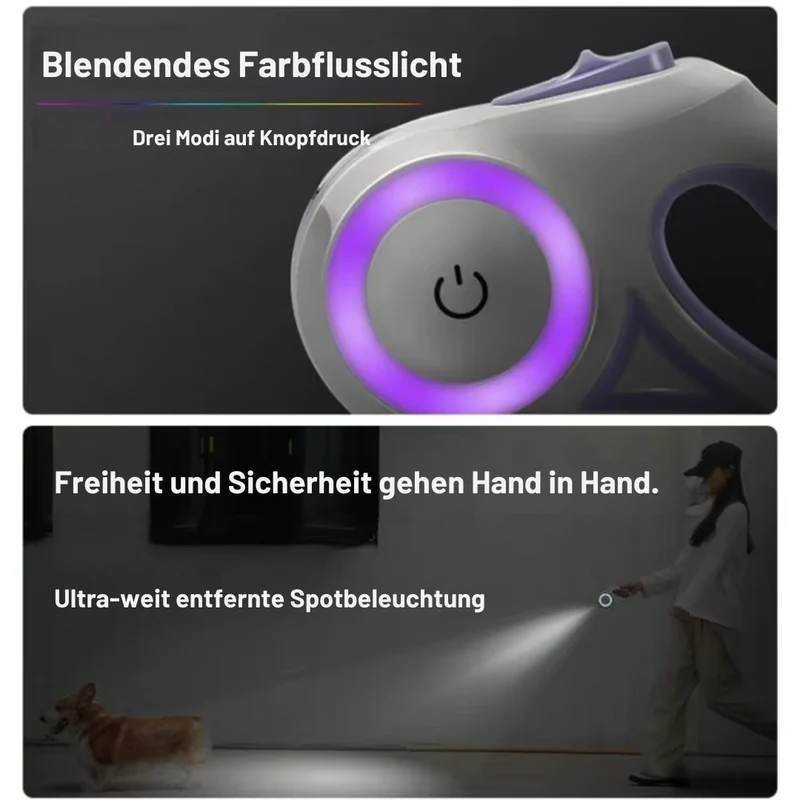 LichtFlex-Leine - Leuchtende Hundeleine