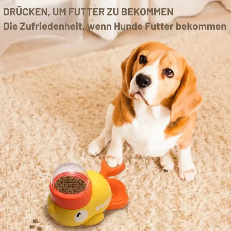 Interaktives Enten-Spielzeug mit Futterausgabe