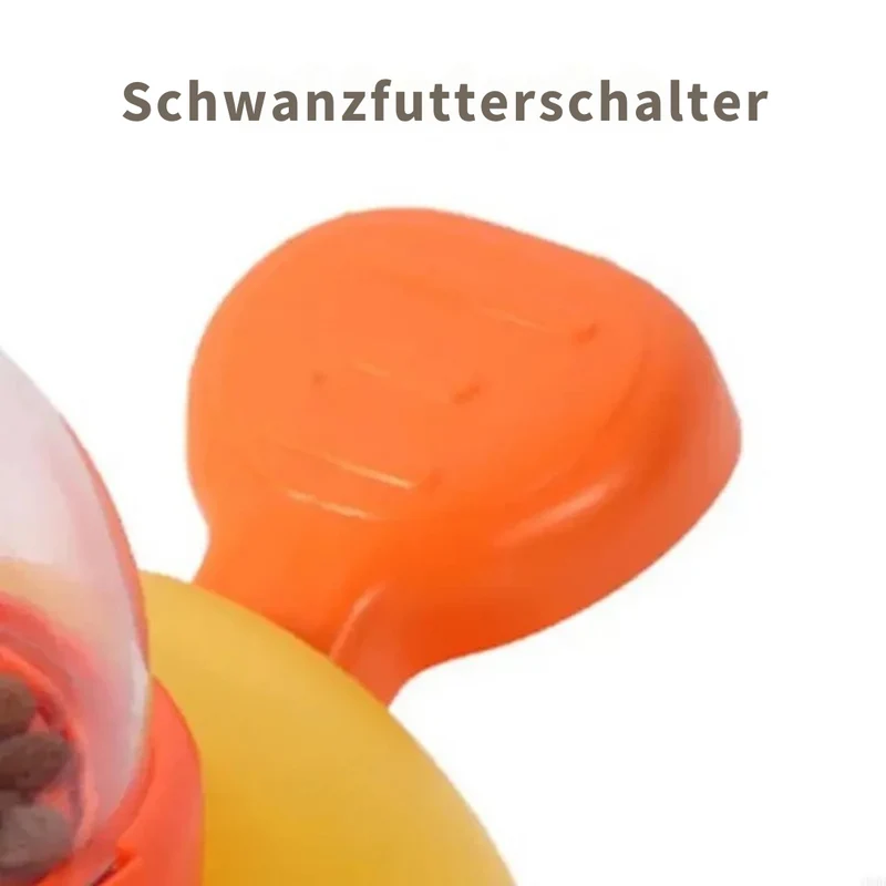 Interaktives Enten-Spielzeug mit Futterausgabe