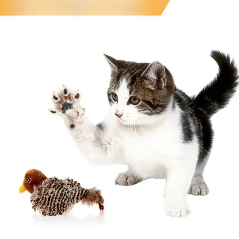 Zwitscherndes Vogelspielzeug für Katzen