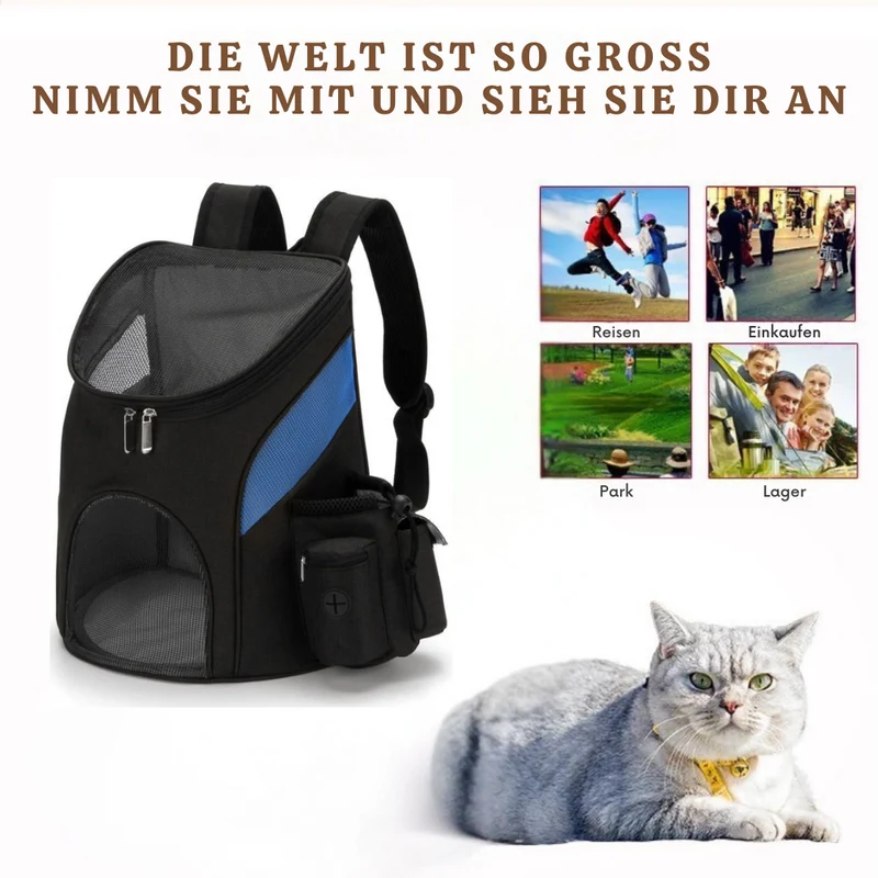Faltbarer Haustier-Rucksack für Reisen