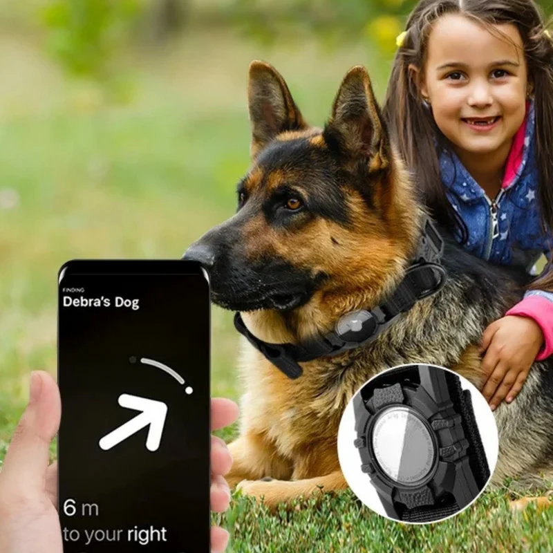 AirTag Hundehalsband mit integrierter Halterung