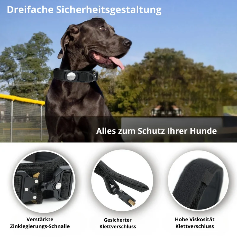 AirTag Hundehalsband mit integrierter Halterung