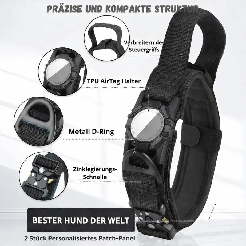 AirTag Hundehalsband mit integrierter Halterung