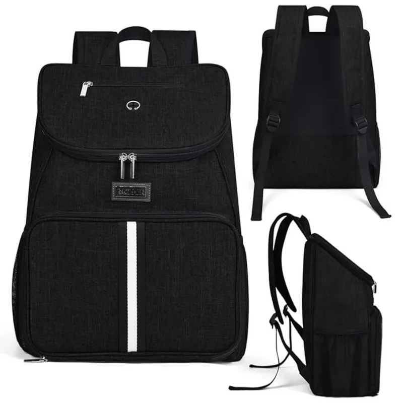 Hunde-Reiserucksack mit Futterbox & Zubehörfach
