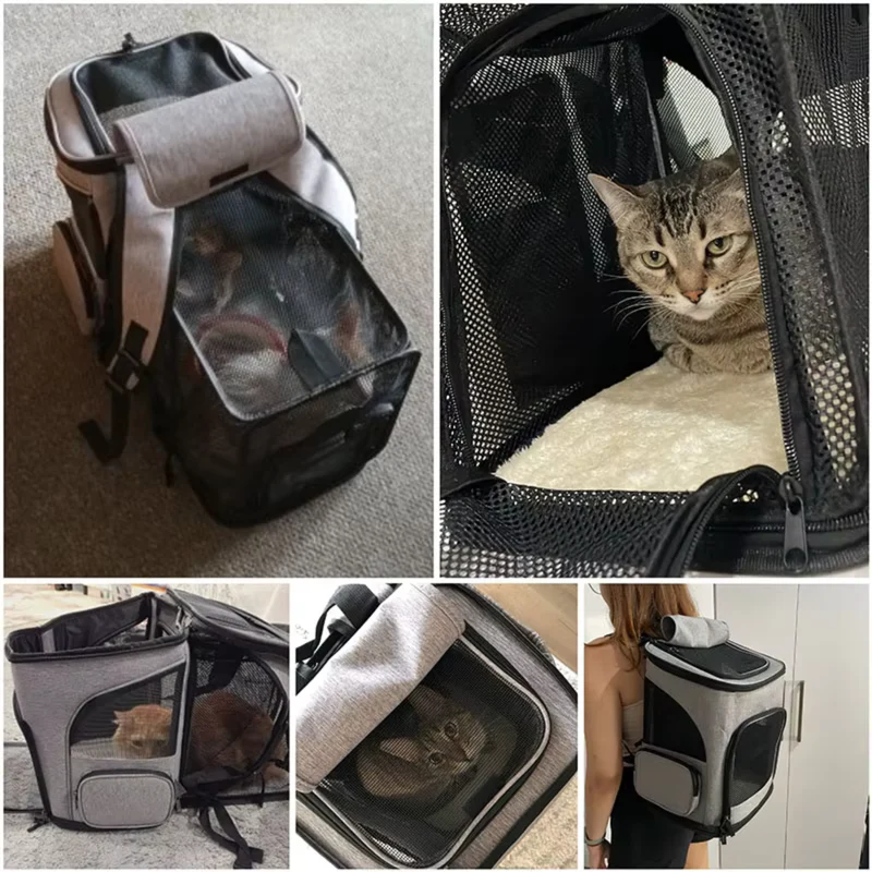Hochwertige Haustier-Reisetasche mit Sicherheitsclip