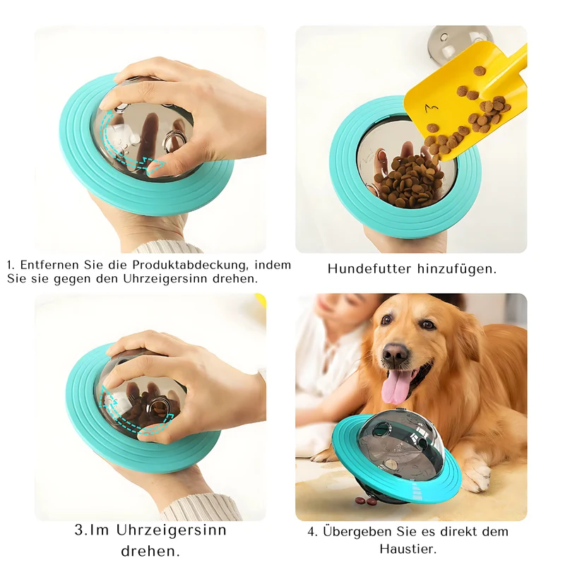 Interaktiver IQ-Leckerli-Ball für Hunde