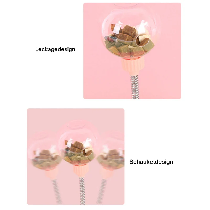 Interaktiver Futter-Spielball mit Wackelfunktion